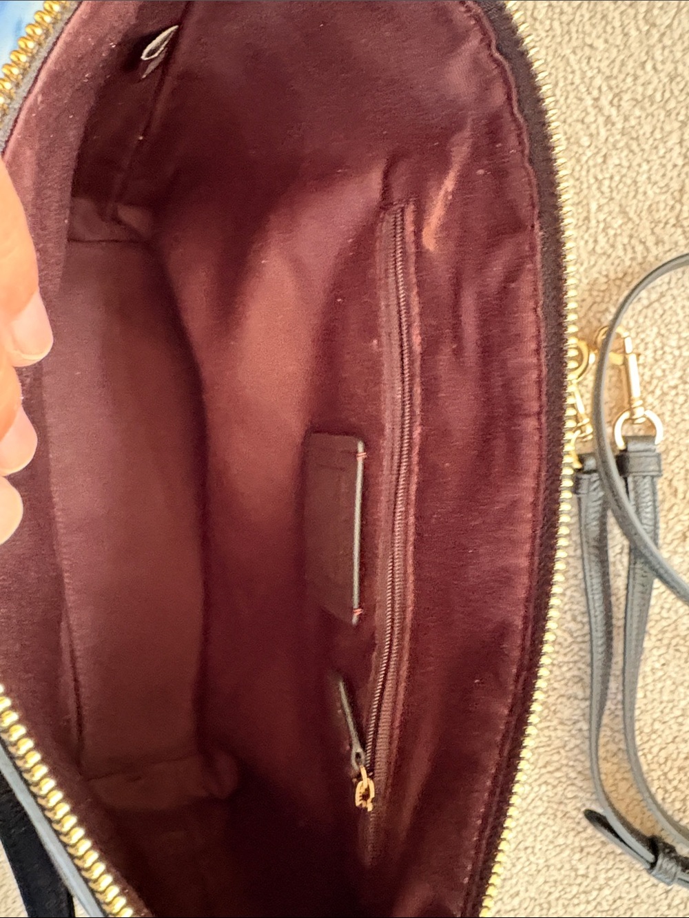 Coach Brown/Black Signature Tote with Gold-Tone Hardware - Picture 5 of 6